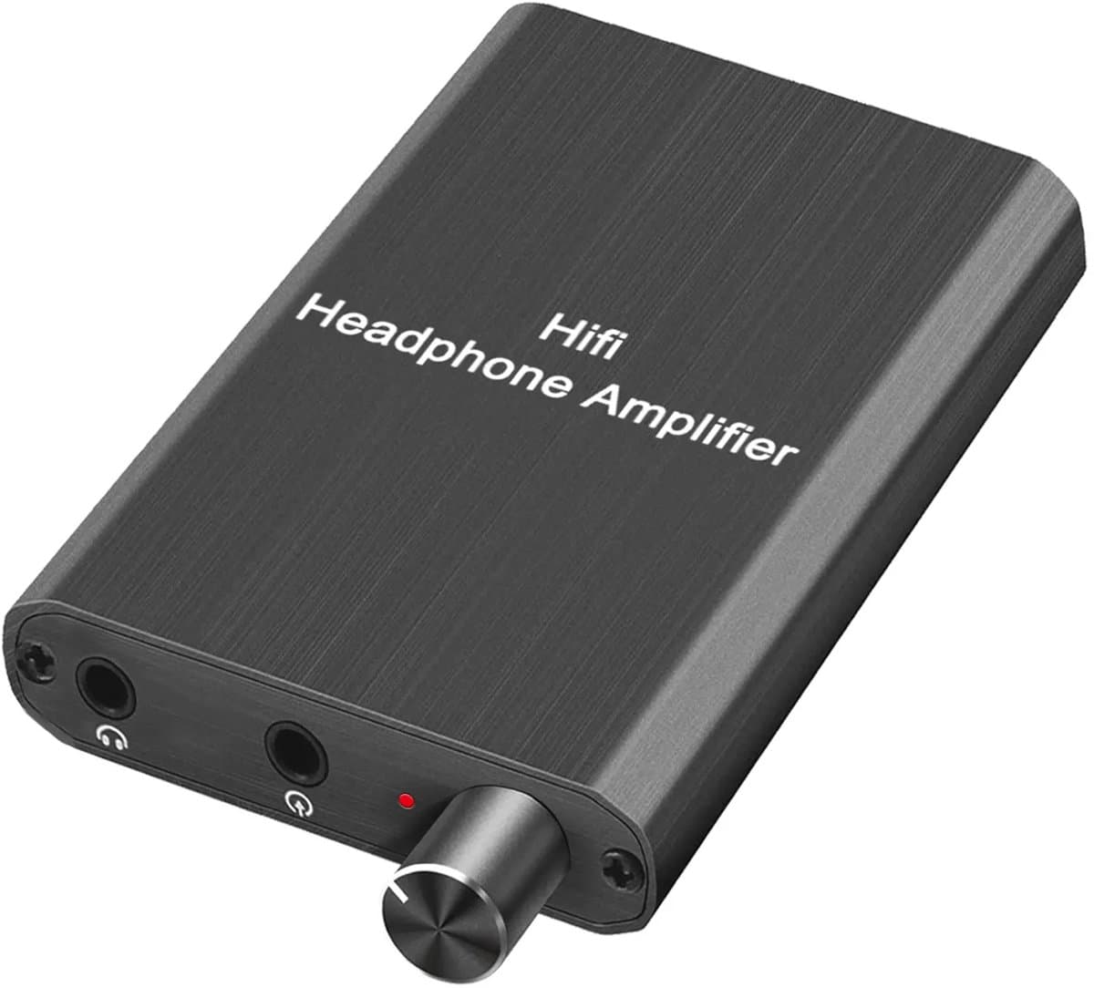 NÖRDIC SGM-186 Draagbare Hifi hoofdtelefoonversterker - AUX 3.5mm versterker - 16-300Ohm - Geschikt voor telefoons, MP3, MP4 en mediaspelers - Zwart — afbeelding 1
