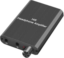 NÖRDIC SGM-186 Draagbare Hifi hoofdtelefoonversterker - AUX 3.5mm versterker - 16-300Ohm - Geschikt voor telefoons, MP3, MP4 en mediaspelers - Zwart — thumbnail 1