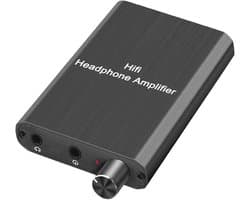 NÖRDIC SGM-186 Draagbare Hifi hoofdtelefoonversterker - AUX 3.5mm versterker - 16-300Ohm - Geschikt voor telefoons, MP3, MP4 en mediaspelers - Zwart