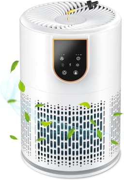 Zavira® Luchtreiniger - Filter - Lonisator - Elektrisch met snoer - Wit — thumbnail 1