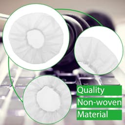 100 stuks - Elastische Hygienehoesjes hoofdtelefoon - cover hoes - niet-geweven stof hoofdtelefoon covers - rekbare sanitaire oorschelp covers — thumbnail 4