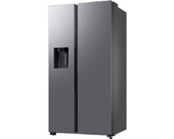 Samsung RS80F66KBT, Vrijstaand, Amerikaanse deur, Roestvrijstaal, 2 deur(en), Binnenin, R600a