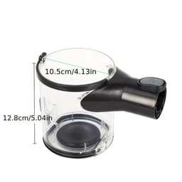 Transparant stofreservoir geschikt voor Dyson V6, DC58, DC59, DC62 en DC74 – Vervangend opvangbakje – Sterk kunststof – Eenvoudig te installeren en schoon te maken — thumbnail 5