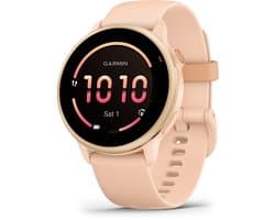 Garmin Vivoactive 6 - Smartwatch - Sporthorloge- Health - Fitness - 42 mm - Roze (Pink Dawn)