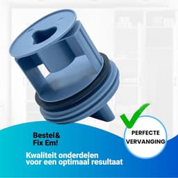 Fixem® - Wasmachine pluizenzeef filter geschikt voor Bosch, Siemens 00647920, 00605010 - 1 Stuk — thumbnail 4