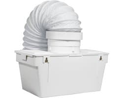 Dparts condens opvangbak voor wasdroger - met 1 meter slang - condensbox droger bak - condensbak droogkast