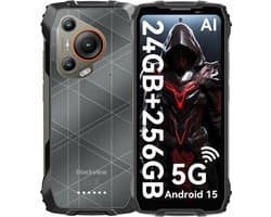 Blackview BL7000 - AI Robuuste Smartphone - 5G - 24GB RAM - 256GB ROM - 6.78 inch 120Hz - Robuuste Telefoon - IP68 Waterdicht - Nachtzicht - Android 15 - NFC - GPS - Zwart