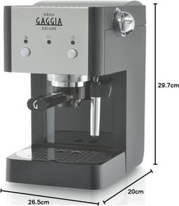 Manuale Koffiemachine voor 2 Kopjes - Zwart/Zilver — thumbnail 5