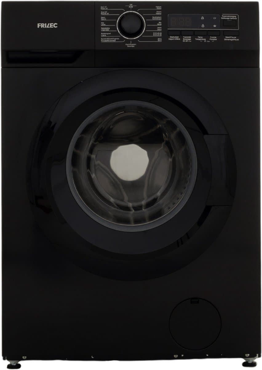 FRILEC KOBLENZ9214WA-030B - Wasmachine - 9 Kilo - Zwart - A Klasse - 5 Jaar garantie — afbeelding 1