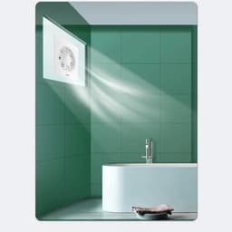 WiseGoods Premium Badkamer Ventilator - Toilet Accessoires - Ø100mm - Zeer Stil 35dB - Ventilatoren - Accessoires Wonen - Wit — thumbnail 5