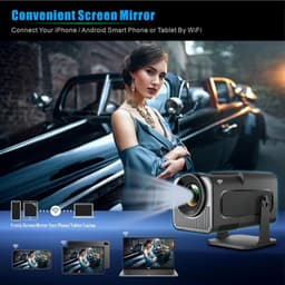 Mini beamer - Projector - Beamerscherm - Projectiescherm - Outdoor & Indoor Projector - — thumbnail 5