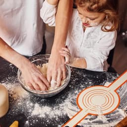 Bakmatten - Siliconen Bakmat - 2 Stuks - Broodslinger - Broodbakmat - Broodlussen - Bakmat Voor Oven - Niet Plakkend - Makkelijk Schoon Te Maken - Met Lange Handgreep - Herbruikbare - Geschikt Voor Airfryer / Oven / Magnetron - 52,5×21,5×0.04cm — thumbnail 2