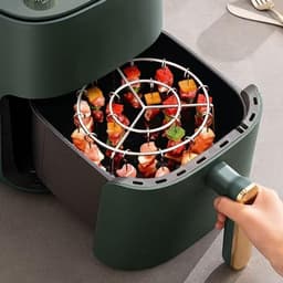 BBQ Grill Spiezen Houders met 24 Spiezen - Spiesenrek - Airfryer-spies houder - Brochettehouder - BBQ Accessoire - Air Fryer Koken Accessoires - Air Fryer Spiesen - Air Fryer Houders - voor Spiesen, Kip, Vlees, Zeevruchten — thumbnail 4