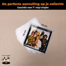 Singles Buitenhoezen voor 7 inch Vinyl – 100 stuks – VinylCare Essential ShieldSleeve – Hoes geschikt voor 7" Vinyl en 45 Toeren Singletjes – Beschermhoezen voor Singletjes – Buitenhoezen – Transparant – Polyethyleen – 100 Micron — thumbnail 5