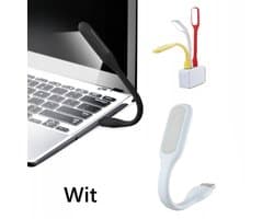 Flexibele USB LED Lamp I Draagbare USB LED-leeslamp I USB Licht I Laptop Leeslamp I Leeslicht I Wit