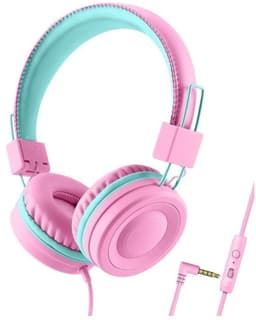Intelectro Kinderheadset - Een Veilige en Krachtige Luisterervaring voor Kinderen! - Gehoorbescherming - Immersieve Geluidskwaliteit - Opvouwbaar - Verstelbare Hoofdband - Roze - Levering Sneller dan Aangegeven! — thumbnail 1