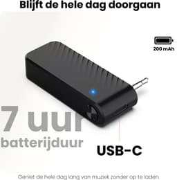 Xssive AR05 Bluetooth Receiver - Vliegtuig Adapter & Bluetooth Ontvanger Auto - Geschikt voor PS5, Nintendo Switch, Aux Jack, Koptelefoon & Oortjes — thumbnail 4