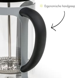 Leopold Vienna - Cafetiere koffie- & theemaker grijs 600ml (5 kopjes) — thumbnail 3