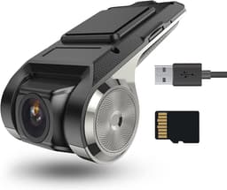 USB DVR Dashcam voor Android Auto | Mini Autokamera met Nachtsicht en G-Sensor — thumbnail 1