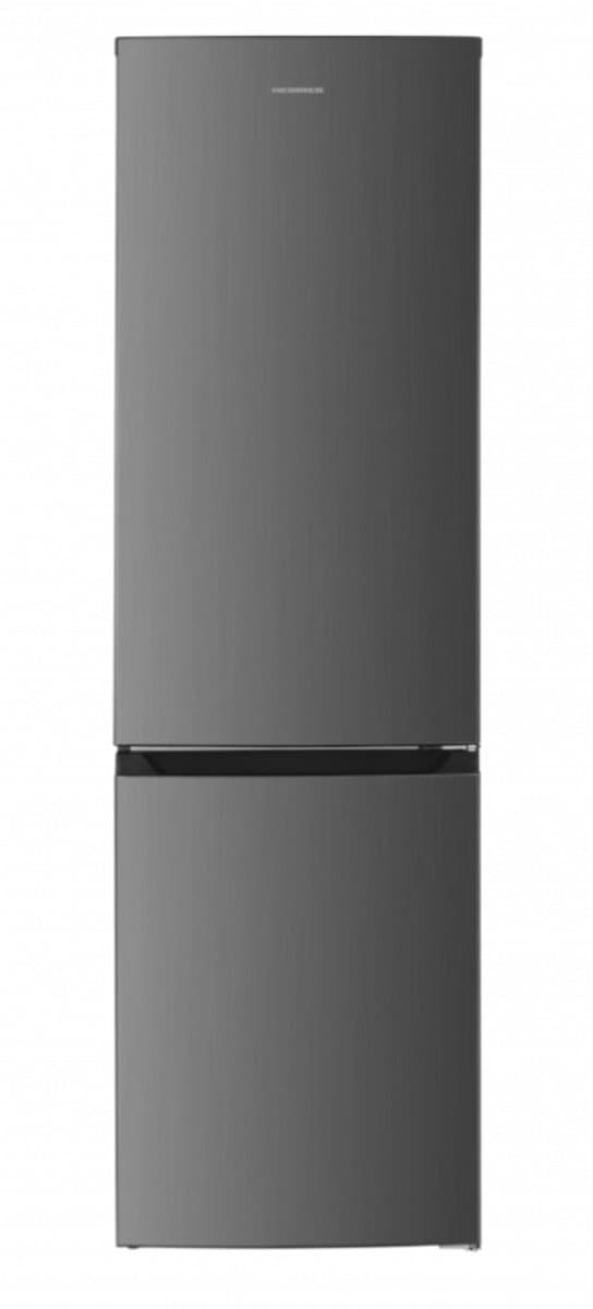 Heinner HCNF-HM253XE++ Koel-vriescombinatie – 253 L – No Frost – Elektronische Temperatuurregeling – Omkeerbare Deur – RVS – 5 Jaar Garantie — afbeelding 1