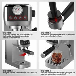 Espressomachine - Koffiezetapparaat - Koffiemachines — thumbnail 3