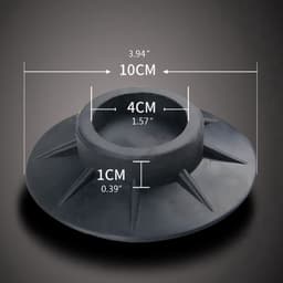 Trillingsdempers Wasmachine - 4 Stuks - Wasmachine dempers - Extra Dik - Universeel voor Wasmachine en Droger - Geluidsdempers - Trillingsdempers - Anti Trillingsmat - Wasmachine Verhoger — thumbnail 3