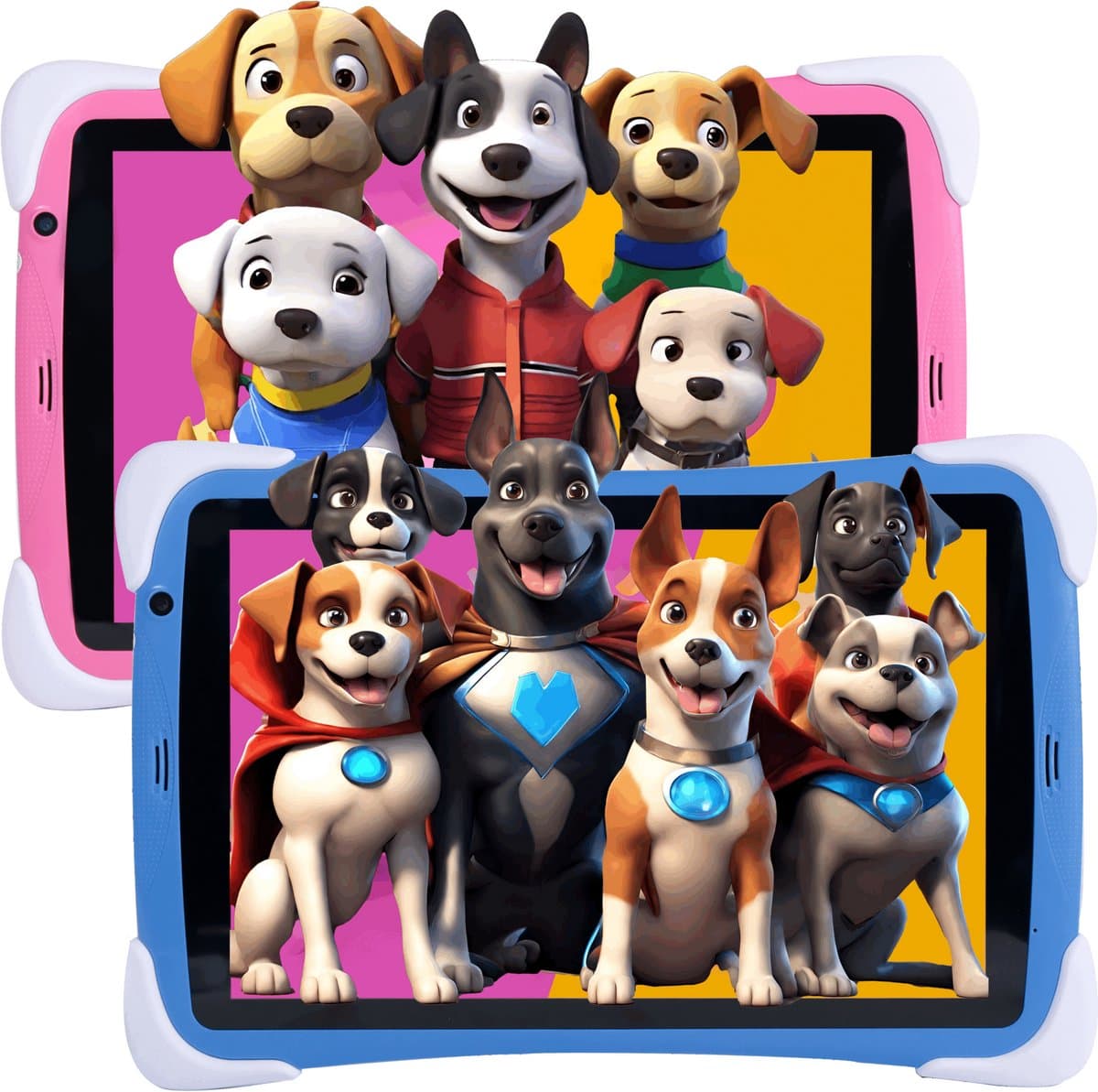 Balou ChildTab XL Kindertablet 10.1 inch - Blauw of Roze - 128GB (64GB+64GB) + 4GB RAM - Inclusief Gratis Screenprotector en 64GB SD-kaart - Ouderlijk Toezicht & Lange Batterijduur — afbeelding 1