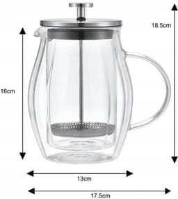 ZUIGER KOFFIE-/THEEZETAPPARAAT THERMISCH 600ml KLAUSBERG KB-7683 — thumbnail 4
