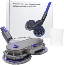 Sillar, dweilopzetstuk, mop dweil, vloermop met afneembare watertank, vervanging voor Dyson V7 V8 V10 V11 V15, elektrisch dweilopzetstuk met watertank en 2 moppen — thumbnail 1
