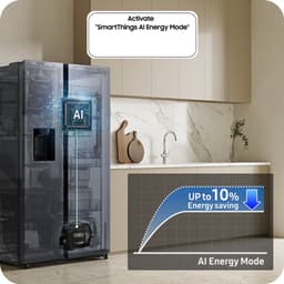 Samsung Family Hub™ RS90F66BETEF - 9-serie - Amerikaanse koelkast - Wifi - Mat inox — thumbnail 9
