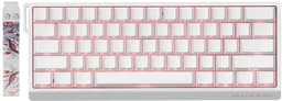 MADLIONS MAD 60 HE RGB - Gaming Keyboard (Toetsenbord) - 60% - 8KHz - 0.04mm Rapid Trigger - Magnetisch - RGB - PBT - 61 Toetsen - Side-Printed - Wit — thumbnail 1