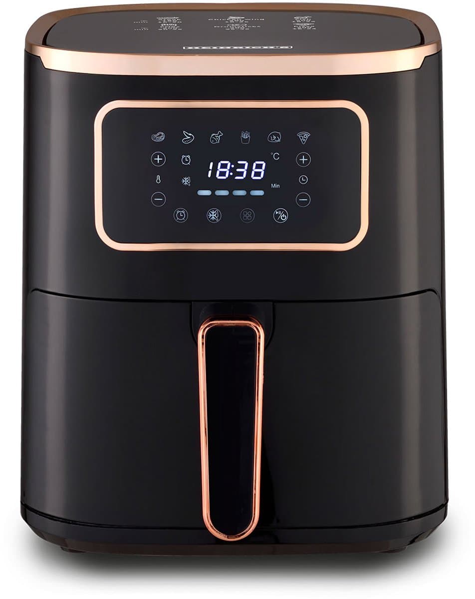 Heinrich's HFR 8216 - Heteluchtfriteuse - AirFryer - 5 Liter - zwart — afbeelding 1