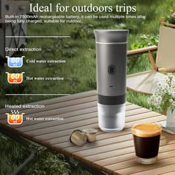 Draagbare Koffiemachine - Koffiezetapparaat Auto - Compact - — thumbnail 3