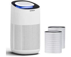 Sofresh luchtreiniger met app - 80 m² - Automatische stand + 6-in-1 filtersysteem - Luchtkwaliteitsindicator - Ionisator - UV - Luchtfilter - Air purifier met 2x HEPA-filter