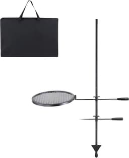 Roterende Grill - BBQ Grillwagen accesoires - Dubbellaags Kookrooster Grillrek 6 kg - Grill rooster — thumbnail 1