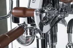 Torre Espresso - Luigino - RVS - Houten handvaten - Italiaanse Espressomachine — thumbnail 2