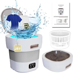 Mini Wasmachine met Centrifuge - Voor Kleine Wasgoed - Meerdere Programma's — thumbnail 1