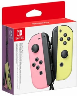 Nintendo Switch Joy-Con Controller paar - Pastel Roze en Geel — thumbnail 2