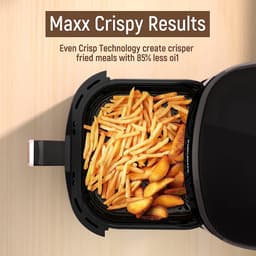 Royalty Line® AF5605D Digital Airfryer - 3.5 Liter Heteluchtfriteuse - 1200W Airfryers - Geschikt Voor 1000 Gr. Friet - Zwart — thumbnail 3