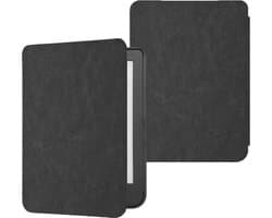 Hoesje geschikt voor Kobo Aura Edition 2 – Extreme Shock Case - Sleepcover – Hoesje geschikt voor Kobo Aura Edition 2 Flip Cover Zwart