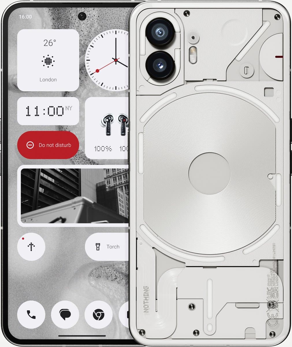 Nothing Phone (2) - 256GB - White — afbeelding 1
