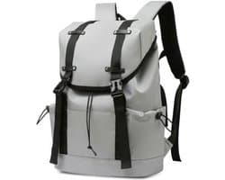 Vermanto Rugzak - Anti-Diefstal - Rugtas - Laptop - Reisrugzak - Vintage - 20 Liter - Grijs