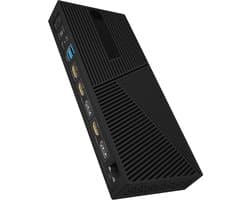 ICY BOX IB-DK2246AC USB-C dockingstation Geschikt voor merk (dockingstation): Universeel Incl. Kensington-slot, Incl. l