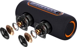 LEDWOOD LD-XT140-BT-BLK - XTREME140 Portable Bluetooth speaker, spatwaterdicht, zwart — thumbnail 3