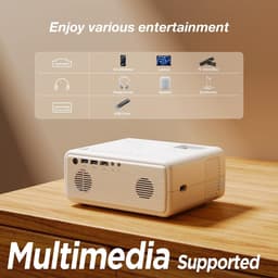 Equivera Mini Beamer - Draagbare Beamer - Beamer - Mini Beamer Projector - Projector - Mini Projector — thumbnail 3