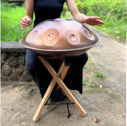 LIDAH® Stainless Steel Handpan - D Mineur Kurd 10 - Roestvrij Staal - Hand Pan Drum — thumbnail 4