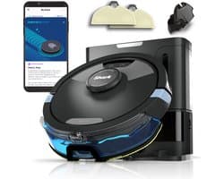 Shark Matrix Plus 2-in-1 Dweil- en zuigrobot – Zwart – Besturing via App – Zakloos – Incl. accu – Incl. lader