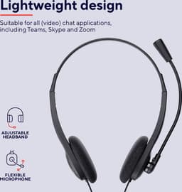 Trust 21665 oordopjes/headset bedraad in het oor bellen/muziek zwart — thumbnail 4