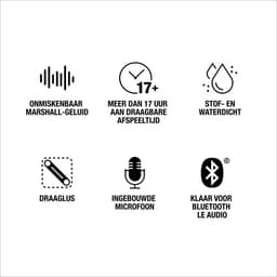 Marshall Willen II - Bluetoothspeaker - Zwart & Messing — thumbnail 2