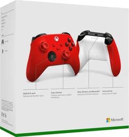Xbox Draadloze Controller - Rood - Xbox, PC, Cloud Gaming — thumbnail 6